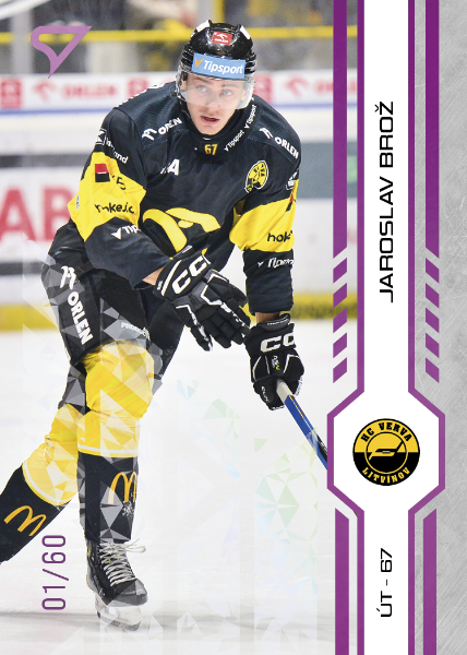 Brož Jaroslav 24-25 Tipsport Extraliga Purple #282