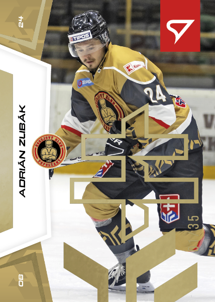 Zubák Adrián 24-25 Slovenská hokejová liga Gold #41