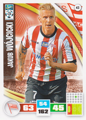 Wójcicki Jakub 16-17 Panini Adrenalyn XL Ekstraklasa #43