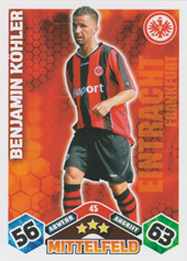 Köhler Benjamin 10-11 Topps Match Attax BL #45