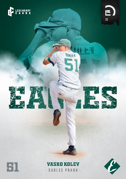 Kolev Vasko 2022 LC Czech Baseball Extraleague #47