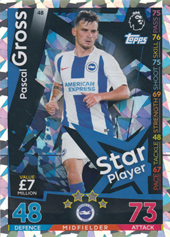 Gross Pascal 18-19 Topps Match Attax PL Star Player #48