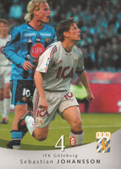 Johansson Sebastian 2004 The Card Cabinet Allsvenskan #48