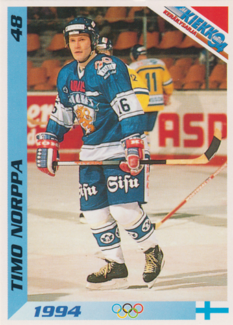 Norppa Timo 1994 Finnish Jää Kiekko #48