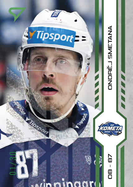 Smetana Ondřej 2025 Tipsport ELH Play Off Green #391