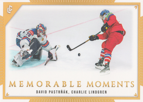 Pastrňák Lindgren 2024 LC Memorable Moments #MO-51