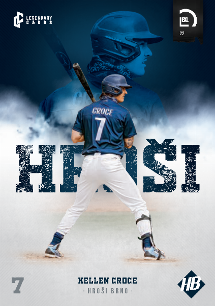 Croce Kellen 2022 LC Czech Baseball Extraleague #54