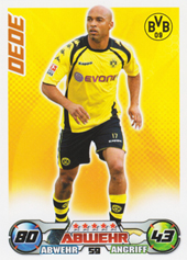Dedê 09-10 Topps Match Attax BL #59