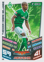 Gebre Selassie Theodor 13-14 Topps Match Attax BL #59