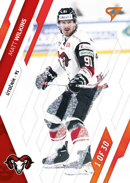 Wilkins Matt 23-24 Tipos Extraliga Red #107