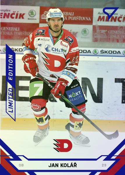 Kolář Jan 21-22 Tipsport Extraliga Blue #93