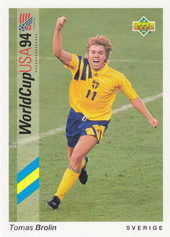 Brolin Tomas 1993 UD World Cup 94 Preview EN/DE #65