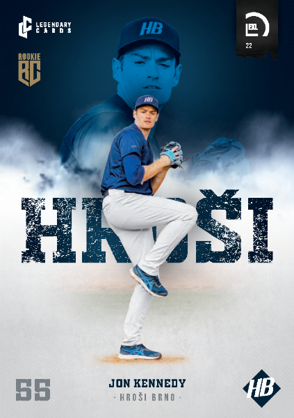 Kennedy Jon 2022 LC Czech Baseball Extraleague #65