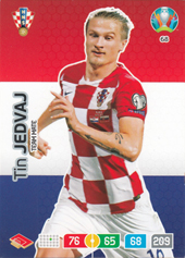 Jedvaj Tin 2020 Panini Adrenalyn XL EURO #68