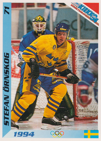Örnskog Stefan 1994 Finnish Jää Kiekko #71