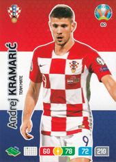 Kramarić Andrej 2020 Panini Adrenalyn XL EURO #80