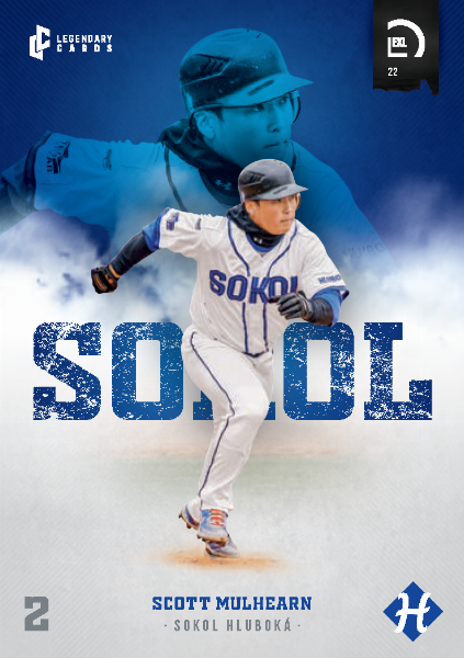 Mulhearn Scott 2022 LC Czech Baseball Extraleague #82