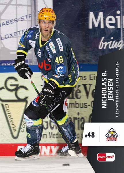 B. Jensen Nicholas 22-23 Playercards DEL #83