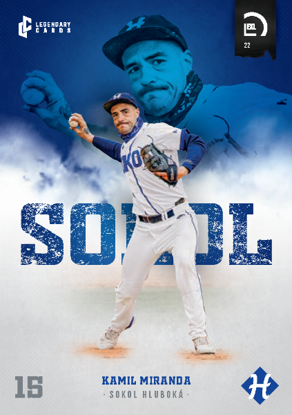 Miranda Camilo 2022 LC Czech Baseball Extraleague #86