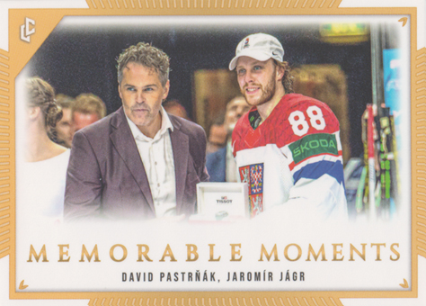 Pastrňák Jágr 2024 LC Memorable Moments #MO-86