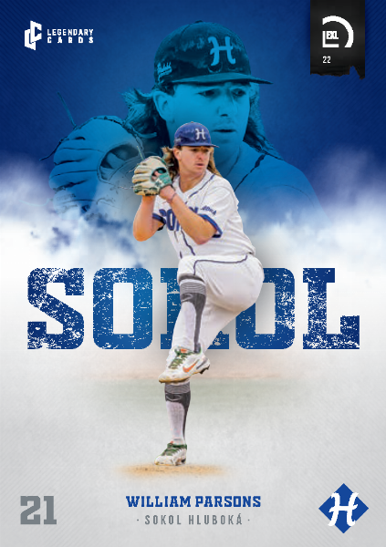 Parsons William 2022 LC Czech Baseball Extraleague #87