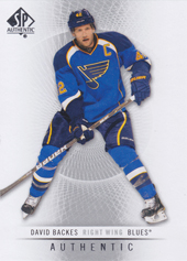 Backes David 12-13 SP Authentic #89