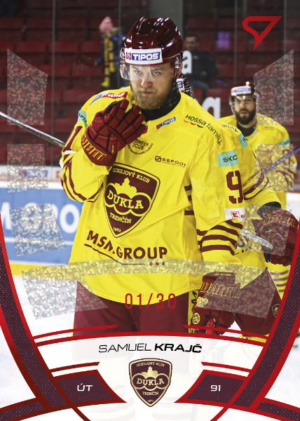 Krajč Samuel 24-25 Tipos Extraliga Red #292