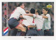 Checklist 71-140 1993 UD World Cup 94 Preview EN/DE #90
