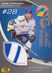 Štefanka Juraj 2016 Hidden Treasures OFS Plus 09-10 Jersey Identical Cards #J-31