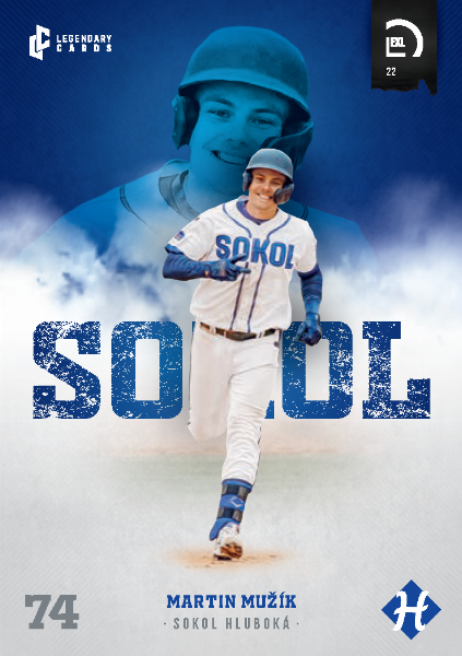 Mužík Martin 2022 LC Czech Baseball Extraleague #92