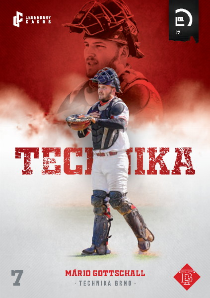 Gottschall Mário 2022 LC Czech Baseball Extraleague #98