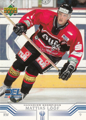 Lööf Mattias 01-02 Upper Deck DEL #98
