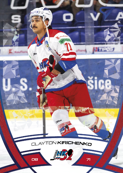 Kirichenko Clayton 24-25 Tipos Extraliga Blue #296