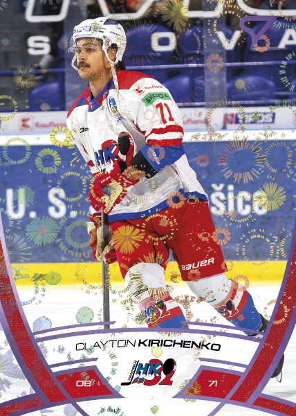 Kirichenko Clayton 24-25 Tipos Extraliga Purple #296