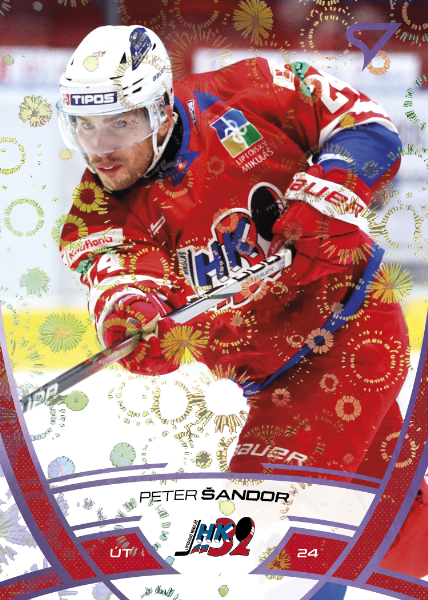 Šandor Peter 24-25 Tipos Extraliga Purple #300