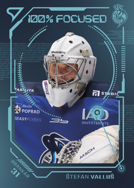 Valluš Štefan 23-24 Tipos Extraliga 100% Focused #FS-13