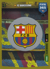 FC Barcelona 19-20 Panini Adrenalyn XL FIFA 365 Club Badge #100