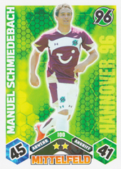 Schmiedebach Manuel 10-11 Topps Match Attax BL #100