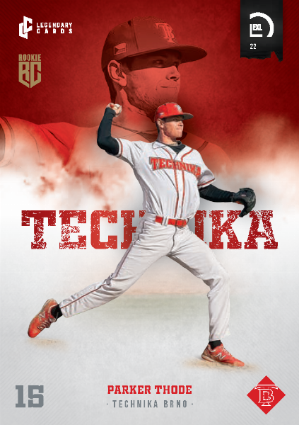 Thode Parker 2022 LC Czech Baseball Extraleague #100