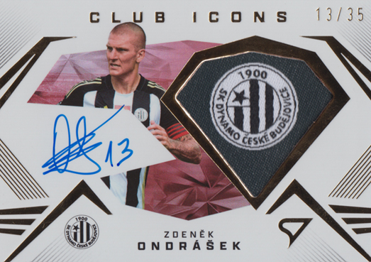 Ondrášek Zdeněk 24-25 Chance Liga Club Icons Auto Patch #CIS-ZO