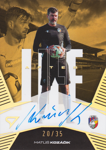 Kozáčik Matúš 24-25 Chance Liga Afterlife Gold Auto #ALS-KO