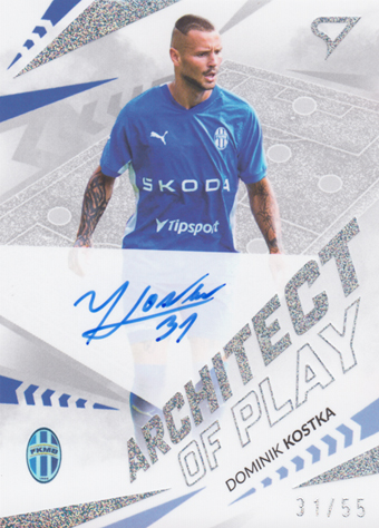 Kostka Dominik 24-25 Chance Liga Architect of Play Silver Auto #APS-DK