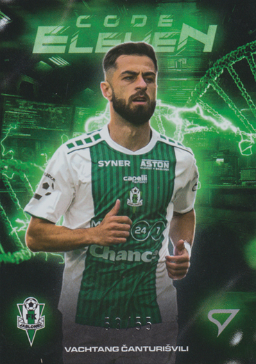 Tchanturishvili Vakhtang 25-26 Chance Liga Code Eleven Green #CE-14