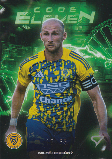Kopečný Miloš 25-26 Chance Liga Code Eleven Green #CE-35