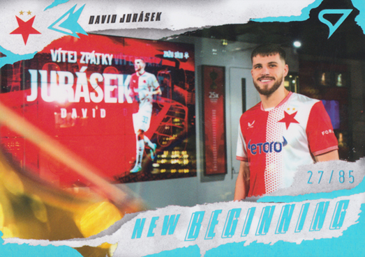 Jurásek David 25-26 Chance Liga New Beginning Blue #NB-01