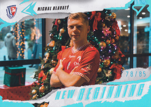 Hlavatý Michal 25-26 Chance Liga New Beginning Blue #NB-17