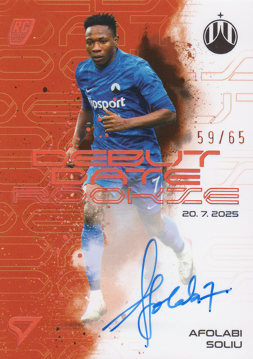 Soliu Afolabi 25-26 Chance Liga Debut Date Rookie Copper Auto #DRS-AS