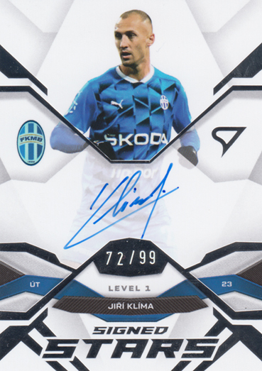 Klíma Jiří 25-26 Chance liga Signed Stars Level 1 #SL1-KL