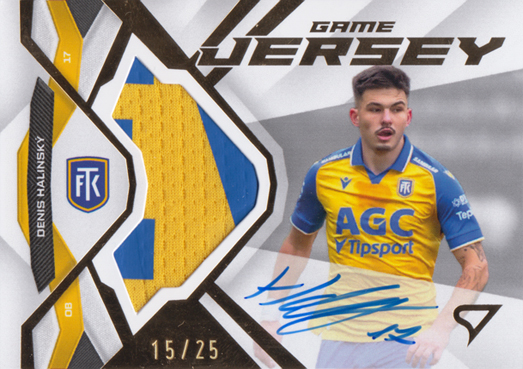 Halinský Denis 25-26 Chance Liga Game Jersey Auto #GJS-HA