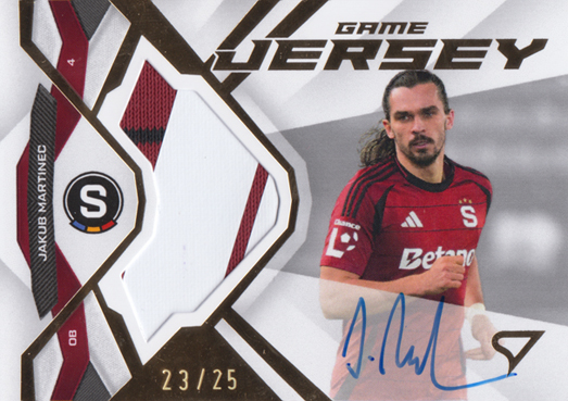 Martinec Jakub 25-26 Chance Liga Game Jersey Auto #GJS-JM